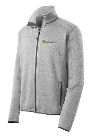 Port Authority® Sweater Fleece Jacket