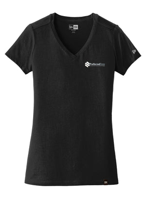 New Era® Ladies Heritage Blend V-Neck Tee